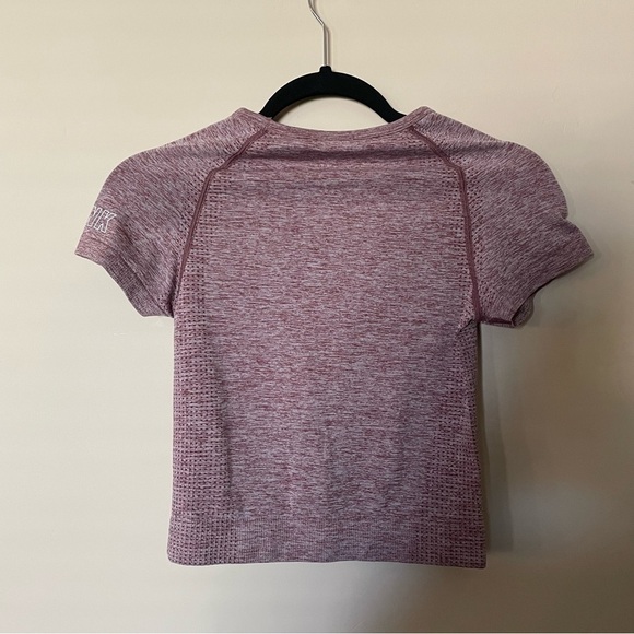 Victoria's Secret PINK Seamless Short Sleeve Crop Work Out Shirt - Picture 5 of 5